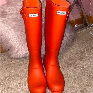 Hunter Boots Orange